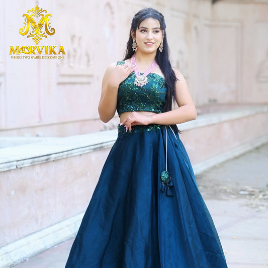 Moorvika Pastel Pink Beaded Layered Necklace Set with Grand Kundan Pendant & Matching Earrings