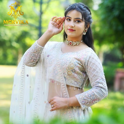 Designer Red Polki Kundan Necklace Set